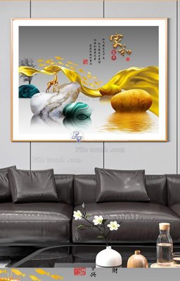 File tranh File tranh hiện đại pha lê gương KF91475 (gốc) chủ đề tĩnh vật