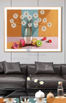 File gốc File tranh hiện đại pha lê gương KF91537 (phong cách) châu Âu