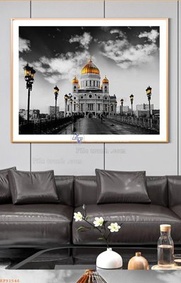 File in lụa File tranh hiện đại pha lê gương KF91546 (hoa văn) File tranh hiện đại pha lê gương KF91546