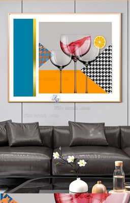 Tải file gốc File tranh hiện đại pha lê gương KF91628 (in khổ lớn) không mờ