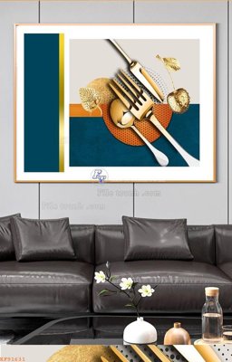 Download file ảnh gốc File tranh hiện đại pha lê gương KF91631 để in ấn