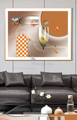 Tải file gốc File tranh hiện đại pha lê gương KF91639 (in khổ lớn) không mờ