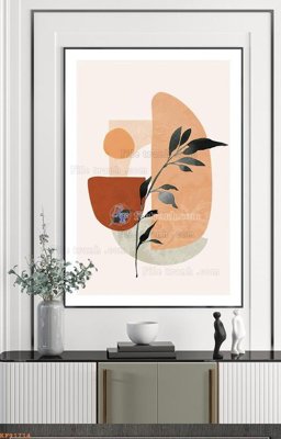 File tranh gốc File tranh hiện đại pha lê gương KF91714 chủ đề hiện đại