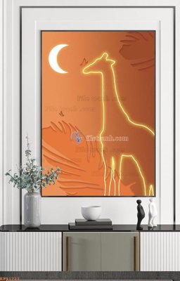 Tải file File tranh hiện đại pha lê gương KF91721 (gốc) làm file in ấn