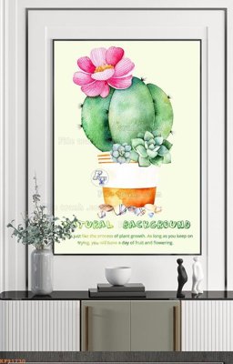 Tải file File tranh hiện đại pha lê gương KF91730 (gốc) chủ đề phong thủy