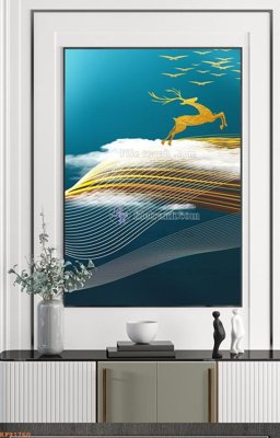 File gốc File tranh hiện đại pha lê gương KF91760 (AI/EPS) cho in ấn