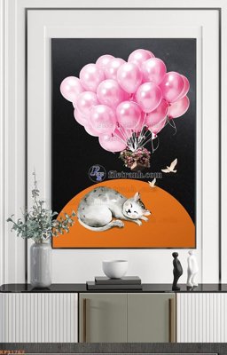 Hình ảnh file gốc File tranh hiện đại pha lê gương KF91762 cho in UV