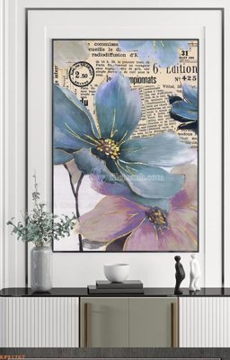 File in trần File tranh hiện đại pha lê gương KF91767 (file gốc) chủ đề vũ trụ