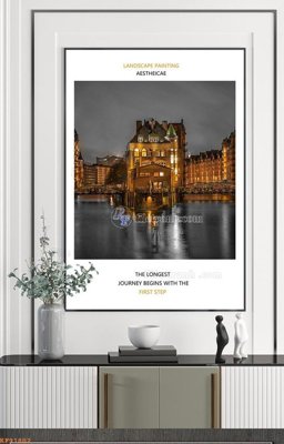 File ảnh File tranh hiện đại pha lê gương KF91802 (gốc) cho trang trí nhà hàng