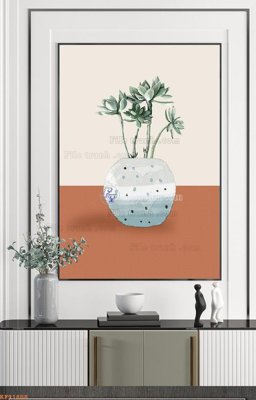 File gốc File tranh hiện đại pha lê gương KF91808 (PNG) không nền chất lượng