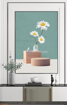 File gốc File tranh hiện đại pha lê gương KF91828 (thiết kế) độc quyền