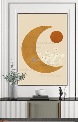 File tranh File tranh hiện đại pha lê gương KF91850 (gốc) chủ đề động vật