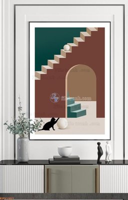 Download file File tranh hiện đại pha lê gương KF91901 (chất lượng in ấn)