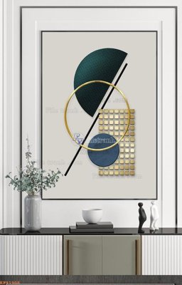 File gốc in ấn File tranh hiện đại pha lê gương KF91908 (sẵn sàng tải về)