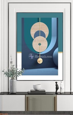 File ảnh File tranh hiện đại pha lê gương KF91925 (gốc) in biển hiệu