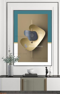 File in lụa File tranh hiện đại pha lê gương KF91927 (tân cổ điển) File tranh hiện đại pha lê gương KF91927