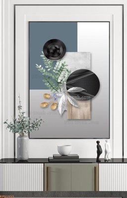 Download file File tranh hiện đại pha lê gương KF91933 (gốc) in mica cao cấp