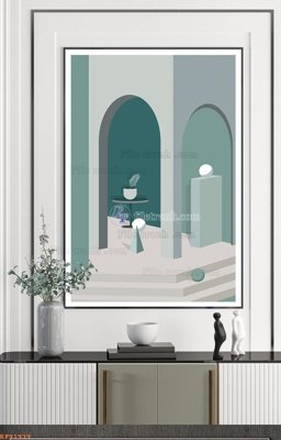 File ảnh File tranh hiện đại pha lê gương KF91939 (gốc) cho trang trí nội thất