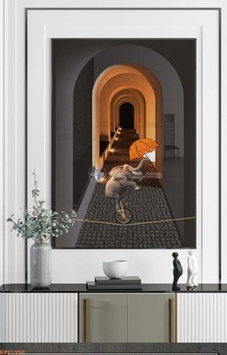 Tải file gốc File tranh hiện đại pha lê gương KF91950 dùng cho in ấn