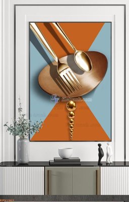 Cung cấp file tranh gốc File tranh hiện đại pha lê gương KF91962 độc quyền