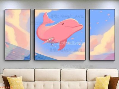 Download file gốc File tranh hiện đại pha lê gương KF91998 (in lụa) hoa lá