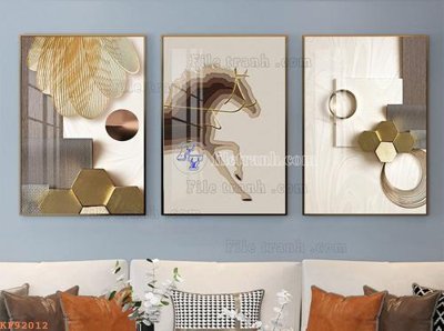 Download file gốc File tranh hiện đại pha lê gương KF92012 (in lụa) nghệ thuật