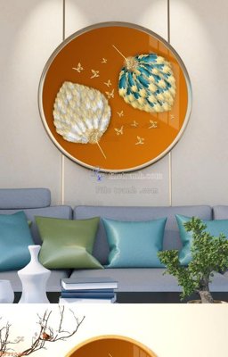 Tải file tranh gốc File tranh hiện đại pha lê gương KF92040 chất lượng cao