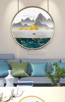 File tranh File tranh hiện đại pha lê gương KF92043 (gốc) chủ đề trẻ em