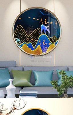 Tải file gốc File tranh hiện đại pha lê gương KF92045 (in không vỡ ảnh)