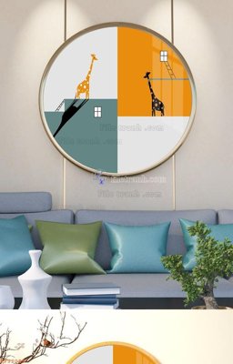 File tranh File tranh hiện đại pha lê gương KF92089 (ảnh gốc) in trần xuyên sáng