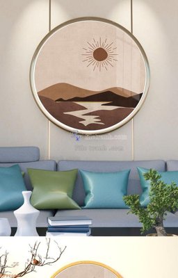 Download file gốc File tranh hiện đại pha lê gương KF92096 (dùng cho in ấn)