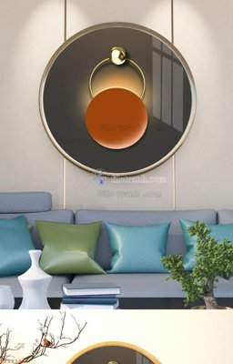 File gốc File tranh hiện đại pha lê gương KF92112 (chuẩn màu) cho in offset