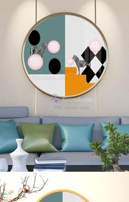 File gốc File tranh hiện đại pha lê gương KF92120 (bản quyền) cho in ấn