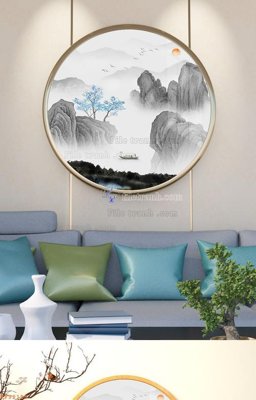 Tải file tranh File tranh hiện đại pha lê gương KF92135 (gốc) tại Filetranh.com