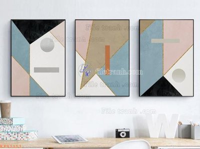 File in mica File tranh hiện đại pha lê gương KF92151 (bản gốc) siêu trong