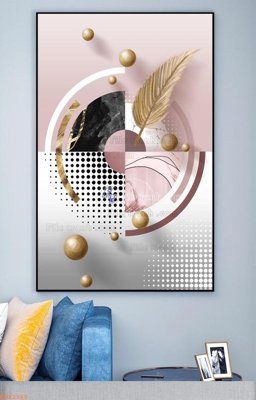 File PSD File tranh hiện đại pha lê gương KF92160 (gốc) cho in quảng cáo