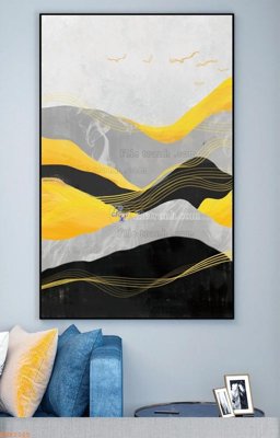 Download file gốc File tranh hiện đại pha lê gương KF92165 (in lụa) cao cấp