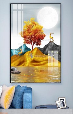 File ảnh File tranh hiện đại pha lê gương KF92186 (gốc) in PP, decal