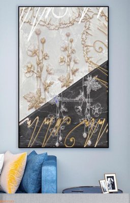 File tranh File tranh hiện đại pha lê gương KF92193 (gốc) chủ đề động vật