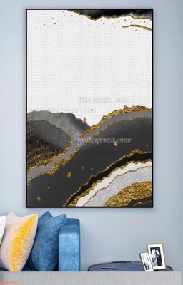 File PSD in ấn File tranh hiện đại pha lê gương KF92198 (chất lượng cao)