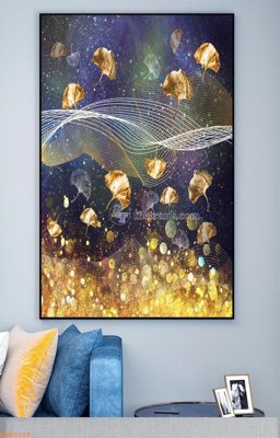 Tải về hình ảnh gốc File tranh hiện đại pha lê gương KF92199 sắc nét