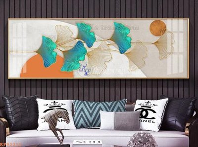 File gốc File tranh hiện đại pha lê gương KF92213 (in mica) làm bảng hiệu