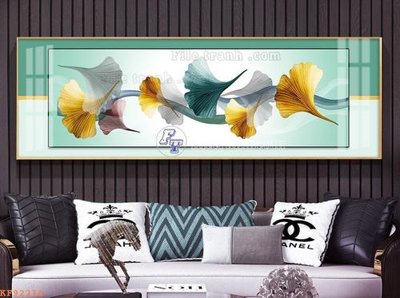 File PSD File tranh hiện đại pha lê gương KF92214 (bản gốc) đã tách nền