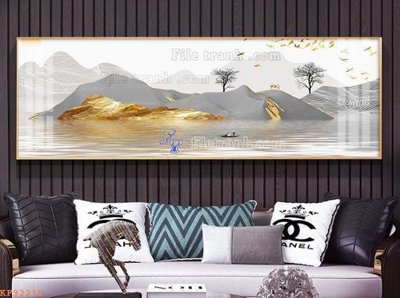 Chi tiết file tranh tráng gương File tranh hiện đại pha lê gương KF92215 (ảnh gốc)