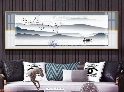 File PSD File tranh hiện đại pha lê gương KF92217 (bản gốc) đã tách nền