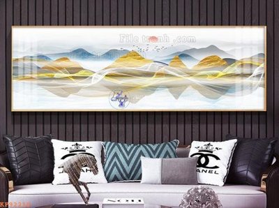 File gốc File tranh hiện đại pha lê gương KF92218 (AI/EPS) cho in ấn