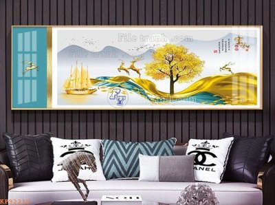 Tải file gốc File tranh hiện đại pha lê gương KF92219 (in không vỡ ảnh)