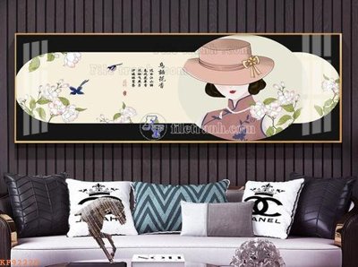 File tranh File tranh hiện đại pha lê gương KF92220 (gốc) chủ đề thành phố