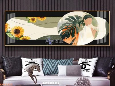 File gốc File tranh hiện đại pha lê gương KF92222 (in lụa) chi tiết cao