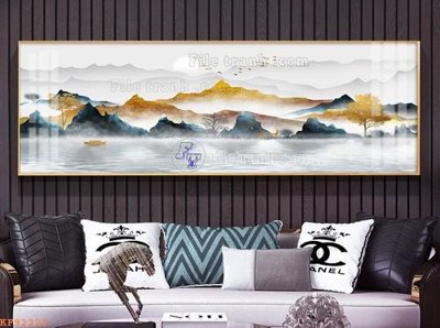 File gốc File tranh hiện đại pha lê gương KF92223 (PSD/TIFF) độ phân giải cao